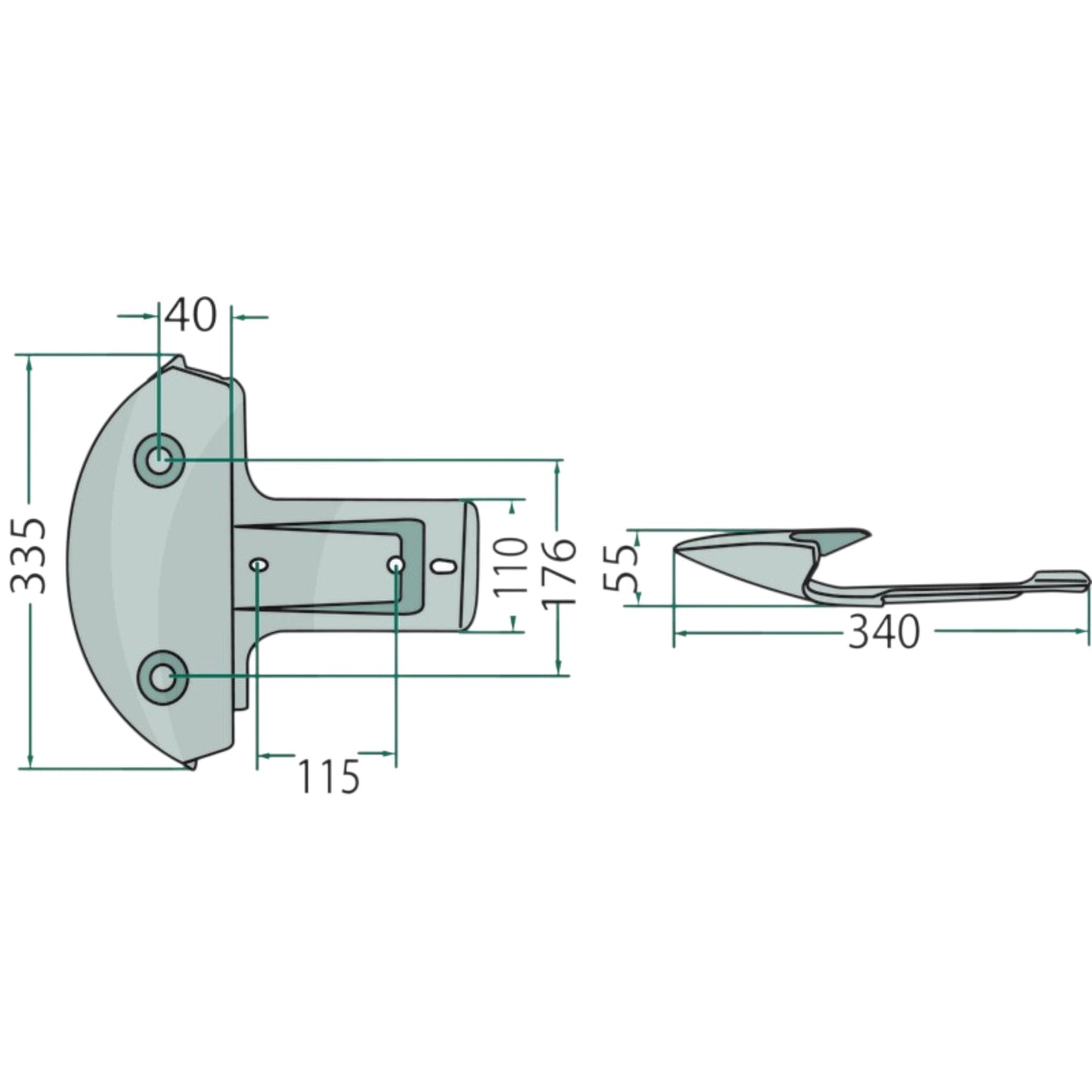 781809, 561.906.00 skid shoe