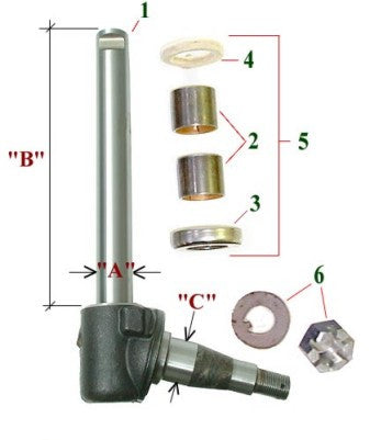 Spindle 508572M92 508572M91 LH & RH