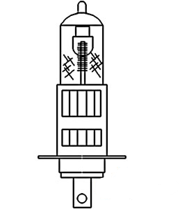Bulb 3405180M1 (Pkg of 2) 55W 12V