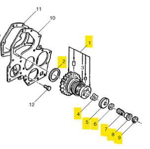 Engine Oil Pump SBA165026120
