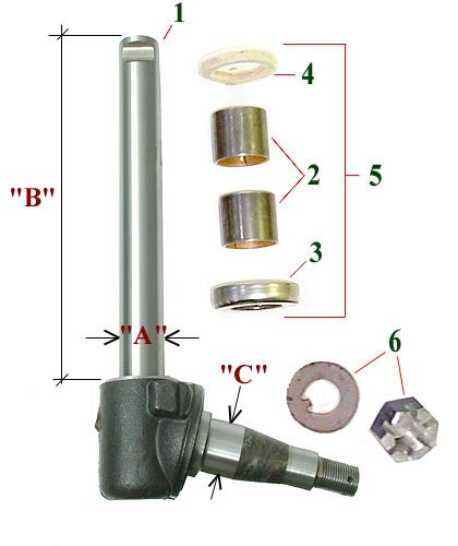 Spindle LH 180349M92 180349M91