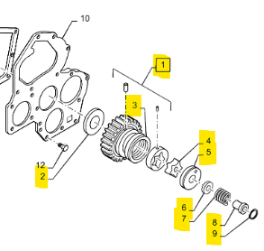 Engine Oil Pump SBA165026230